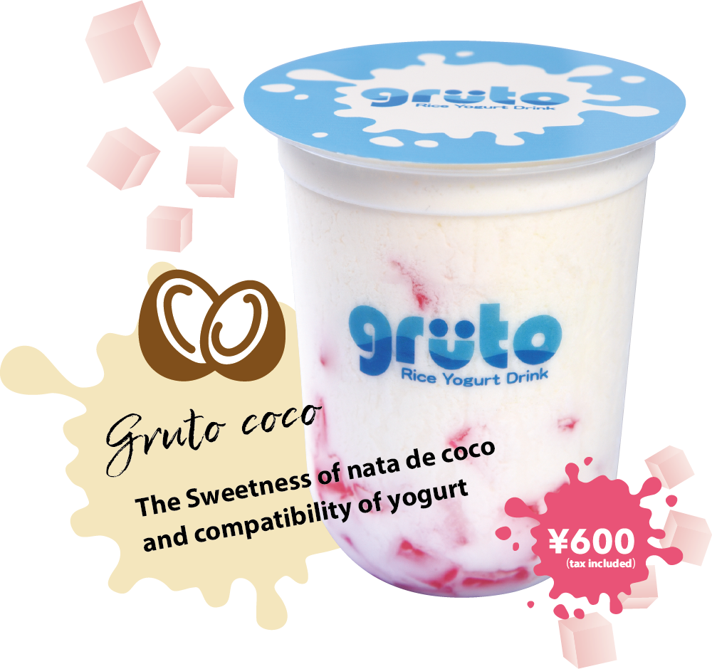 The Sweetness of nata de coco and compatibility of yogurt