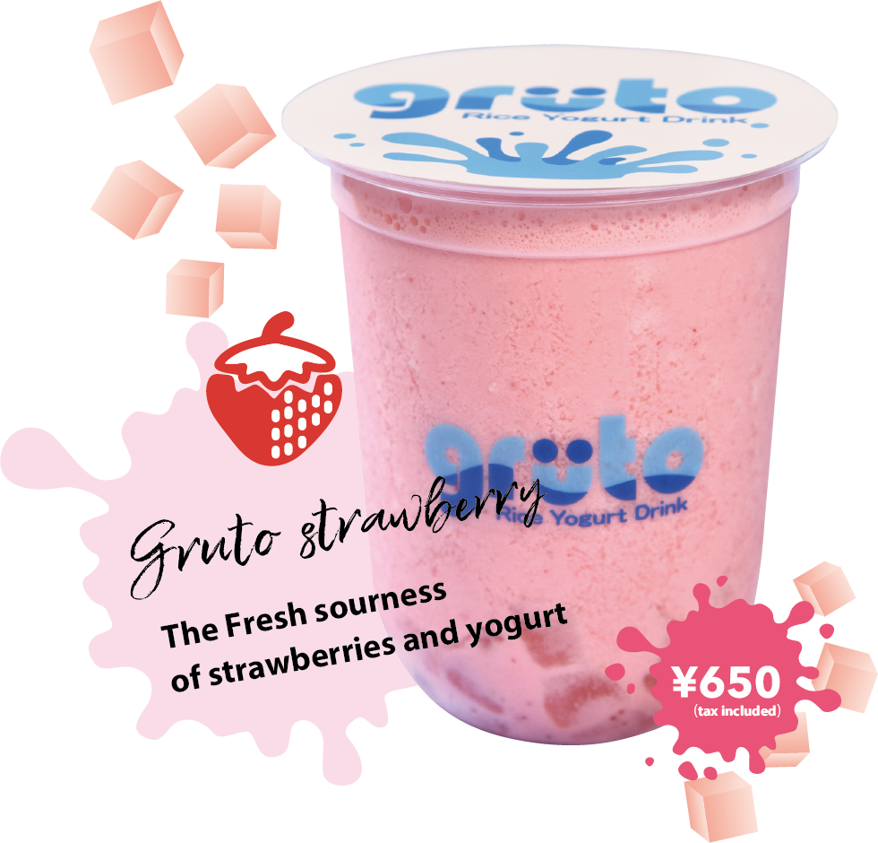 The Fresh sourness of strawberries and yogurt